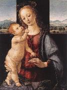 Leonardo  Da Vinci Madonna and Child with a Pomegranate oil painting reproduction